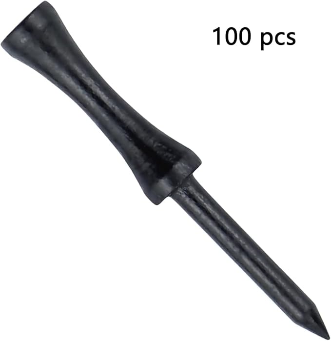 Step Down Golf Tees 2-1/8"or 2-3/4"or 3-1/4" 100 Count Wooden Golf Castle Tees
