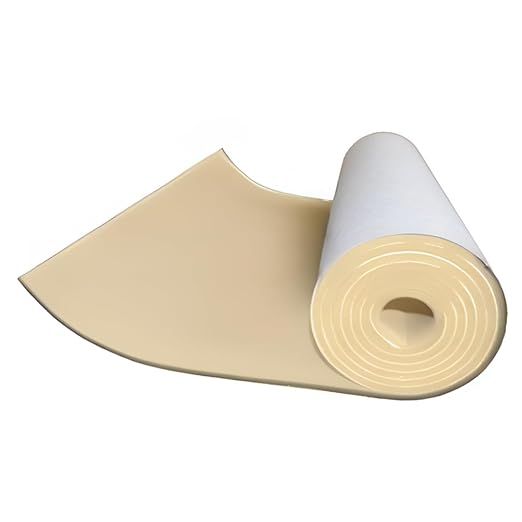 XCEL Marine Foam Roll with Self Adhesive – Beige, 60" x 16" x 1/2" Closed Cell Foam Rubber Water Resistant Padding Sheet – Home, Marine, Garage, Automobile, Crafts & Cosplay (Beige, 60" x 16" x 1/2")