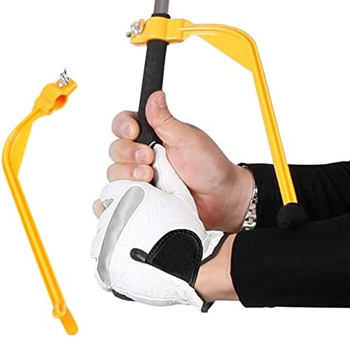 Amy Sport Golf Swing Training Aid Wrist Hinge Adjustable Arm Band with Hanger Smartball Connection Band for Correction, Men Women Ball Between Arms Practice Tool