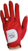 Women’s Left for Right Handed Golfers Golf Glove for Nails and Rings | Contour Fit for Comfort & Open-Tip Nail Slots | Breathable Stylish Golf Gloves for Women