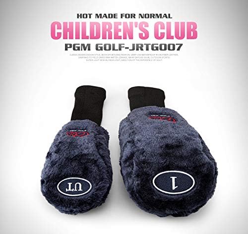 PGM Junior Golf Club Complete Set for Children Kids, 5 Golf Clubs with Stand Bag and 2 Headcovers for Boys & Girls, Right Hand