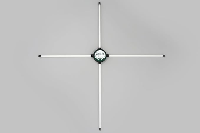 Alignment Stick Connector (with Golf Sticks) - Golf Pratice Mat, Teaching T-Square