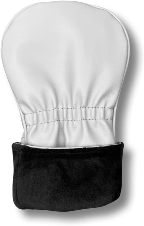Vintage Golf Club Head Covers – 3 Pack Set – Premium Classic PU Leather – Fits Drivers, Fairway Woods, Hybrids – Durable, Stylish Protection