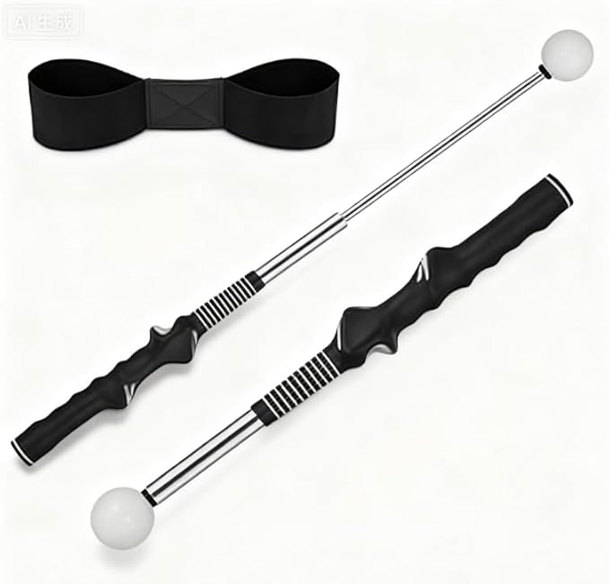 Golf Swing Training Aid - Retractable Golf Grip Trainer,Ergonomic Training Aid for Wrist & Swing Correction, Universal Trainer | for Home & Range Practice
