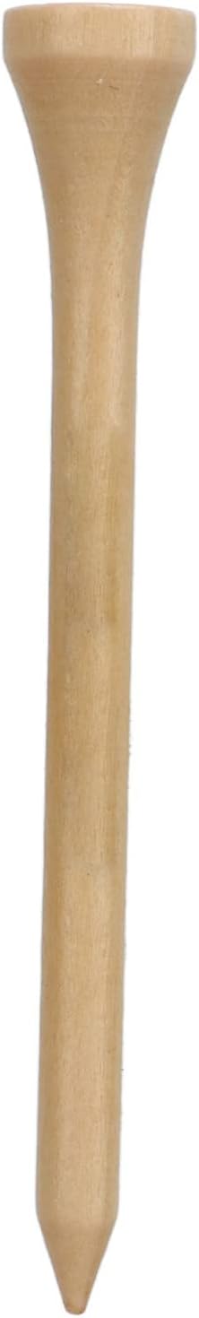 plplaaoo Professional Golf Tees 50pcs Premium Wooden Golfing Tees for Improved Accuracy and Power Durable Maple Wood Golf Accessories