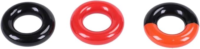 Golf Swing Weight Rings (3-Pack) – Donut‑Style Weighted Warm‑Up Accessories for Drivers, Irons & Woods