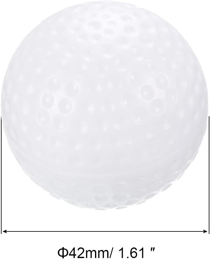 PATIKIL Golf Practice Balls, Hollow Flight Training for Indoor Swing Practice