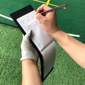 Golf Yardage Book 4-Pack – Waterproof Stone Paper Notebook for Tournament Play, 4"x6.5" Blank Course Map Journal, Fits All Holders – Eco-Friendly, Tear-Resistant, Not Pre-Printed