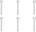 50Pcs Golf Tees, Wooden Practice Golf Tees White Long Ball Base Set Kit for Outdoor Sports