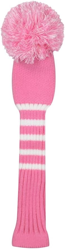 Scott Edward 1/3/4PCS Multi-Style Optional Individualized Knit Golf Club Head Covers, Driver Wood(460cc) Fairway Wood and Hybrid(UT)，for Male/Female Golfers,Custom