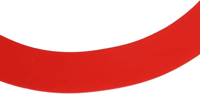 Golf Practice Target Rings, Putting Chipping Training Circle Ultra Thin Silicone Vibrant Indicator for Golf Training (Red Small Circle 50.5cm)