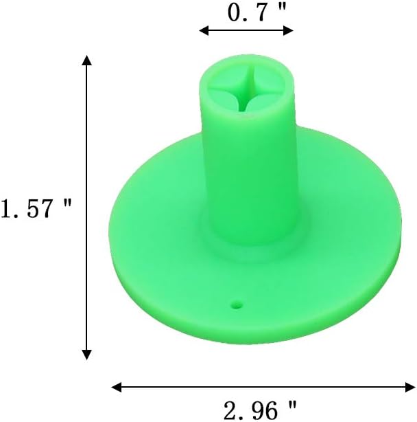 Golf Rubber Tee Holder Set for Golf Driving Range Tee Practice Tool Pack of 5