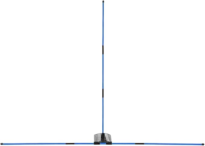 Golf Swing Trainer - Extendable Alignment Poles Set, Folding Practice Rods, Positioning Aid for Shots | for Indoor Backyard Home Range Chipping Hitting Improvement