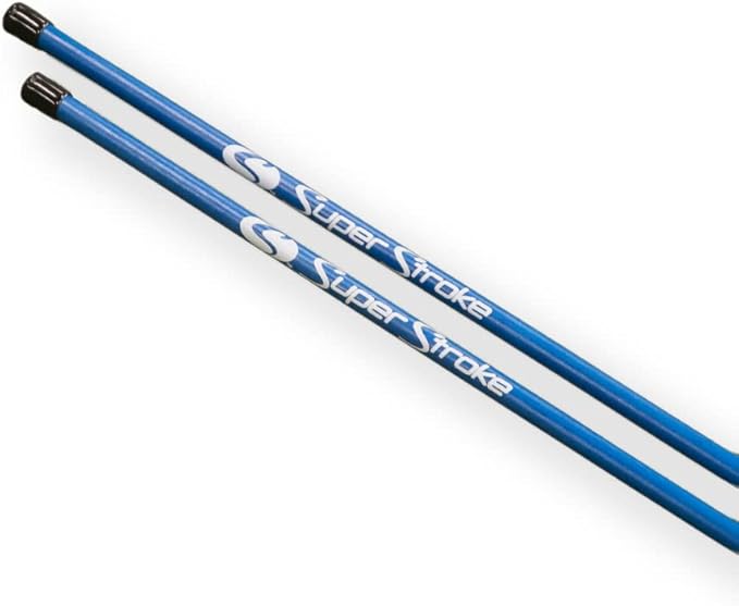 SuperStroke Golf Alignment Sticks 45" Fiberglass Rods, Full Swing Training Aid Kit, Help's with Posture Correction and Shot Accuracy