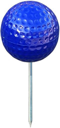 Sandbaggy Plastic Tee Markers for Golf Course (UV Resistant) - Steel Spike - Safety Caps Included