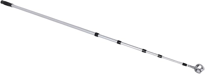 SUNGOOYUE Golf Ball Grabber Aluminum Alloy Ball Retriever with Lockable K Head for Water Hazard and Rough Terrain Efficient Scoop Net Design Ergonomic Grip