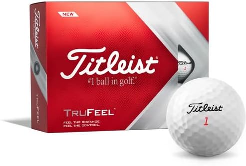 Titleist TruFeel White Personalized Golf Balls