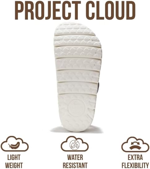 Project Cloud Genuine Leather Platform Sandals Women Footwear - Wedge Chunky Sandals Womens sandals with Memory Foam Insole and Cork Footbed (GREECECHUNKY)