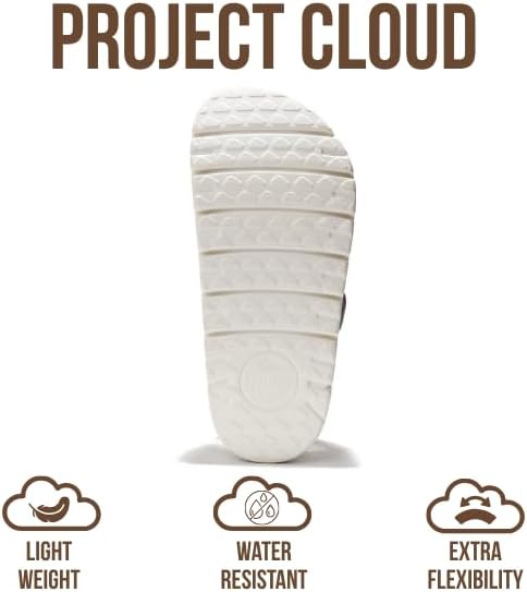 Project Cloud Genuine Leather Platform Sandals Women Footwear - Wedge Chunky Sandals Womens sandals with Memory Foam Insole and Cork Footbed (GREECECHUNKY)