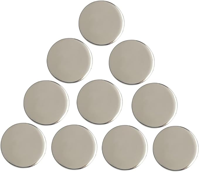 Lot of 10 Golf Ball Markers Assorted Patterns - Soft Enamel Technique
