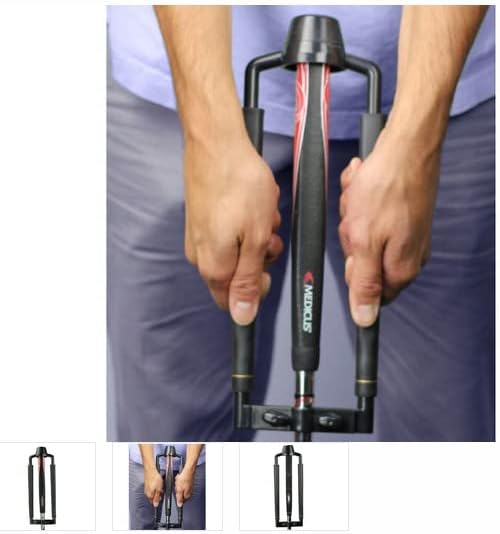 New GolferDoc Dual-Handle Golf Putter Trainer-Training Aid-Swing Path Trainer