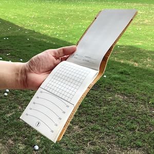 Golf Yardage Book 4-Pack – Waterproof Stone Paper Notebook for Tournament Play, 4"x6.5" Blank Course Map Journal, Fits All Holders – Eco-Friendly, Tear-Resistant, Not Pre-Printed