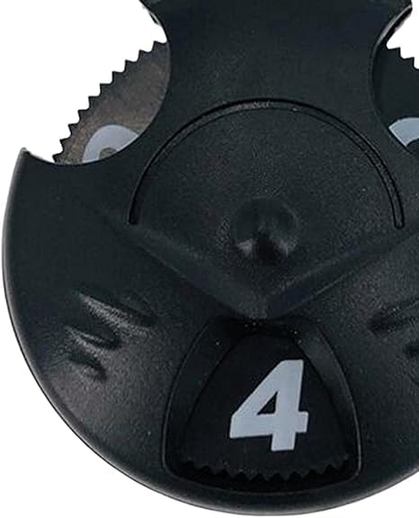 6pcs Golf Club Head Cover Number Tags Interchangeable Number Tag Replacement for Club Mallet Putter, Golf Training Golf Fairway Club Golf Drivers