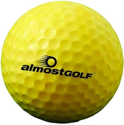 ALMOSTGOLF Limited Flight Practice Foam Golf Balls – Realistic Spin, Trajectory, & Accuracy Training
