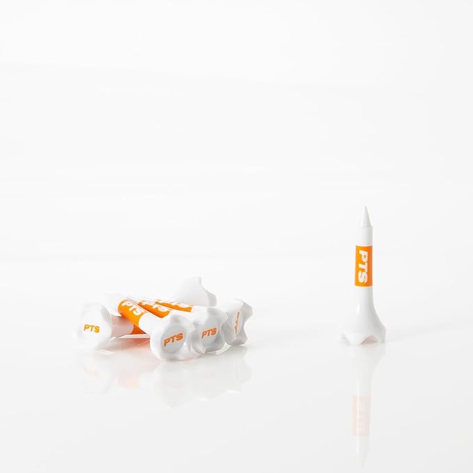 PrideSports PTS Plastic Golf Tees | Combo 50 Pack - 40 3-1/4” and 10 1-1/2” | #1 Plastic Tee on Tour | The Perfect Tee for Any Hole
