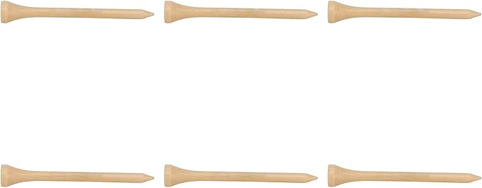 plplaaoo Professional Golf Tees 50pcs Premium Wooden Golfing Tees for Improved Accuracy and Power Durable Maple Wood Golf Accessories