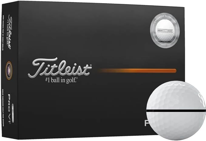 Titleist Pro V1 Enhanced Alignment AlignXL Golf Balls - 2025 Model