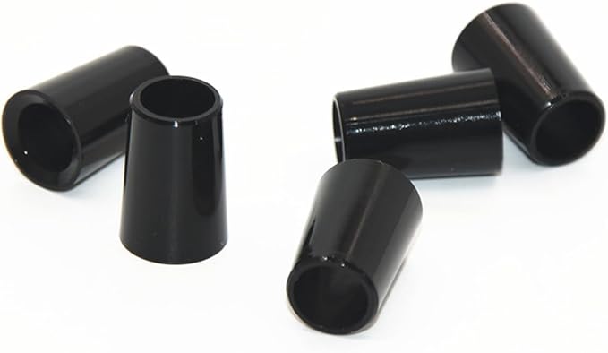 10pcs.370 Golf Ferrules High Grade Tapered Black Ferrule Caps for Golf Hybrid Wedge Iron Shaft 9.3 * 20 * 13.6mm