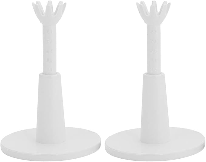 Adjustable Golf Tees, Stable Golf Driving Range Tees Holder with Tees for Golf Practice Training (White)