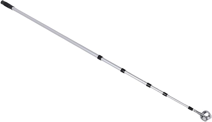 SUNGOOYUE Golf Ball Grabber Aluminum Alloy Ball Retriever with Lockable K Head for Water Hazard and Rough Terrain Efficient Scoop Net Design Ergonomic Grip