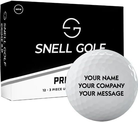 Snell Golf Prime 3.0 Personalized Golf Balls
