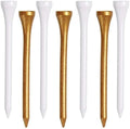 sportstider Golf Tees, 2 3/4 Inch, 77 Count, Professional Deluxe Wooden Golf Tee,More Than 20 Colors Combination, Natural Hard Wood Golf Tee