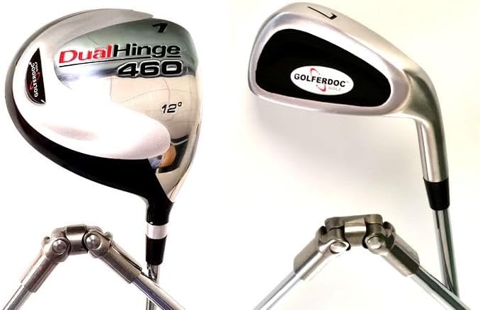 Pack Dual-Hinged DA 460CC Driver Golf Club loft 12 Degree RH +7# Iron Golf Club RH Swing Training Aid with Dual Hinge +Putter Swing Correcting Training Package