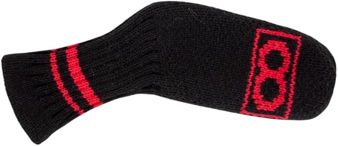 Scott Edward 10 Pcs Golf Club Head Covers for Irons Cuteness Basically Socks Shape Washable Durable Golf Club Head Protector Double Sided Knit Suitable for Most Brands
