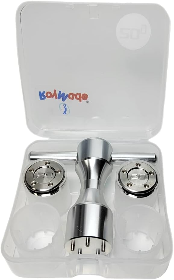 ROYMADE Golf Putter Weights 2pcs 5g/10g/15g/20g/25g/30g/35g/40g/45g with Wrench Kit Set Compatible with Titleist Scotty Cameron Putter Golf Accessory (2pcs 20g+Wrench)
