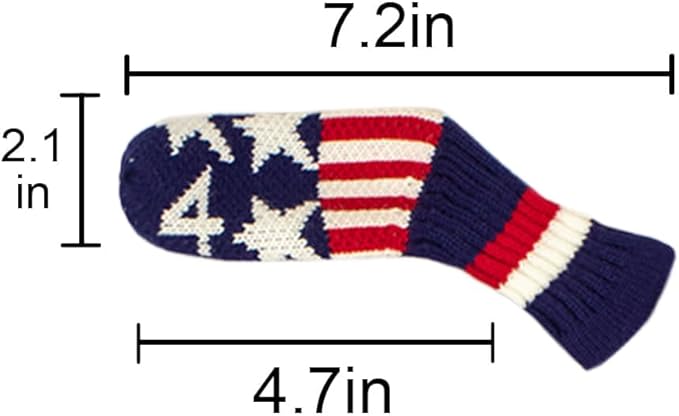Scott Edward 10 Pcs Golf Club Head Covers for Irons Cuteness Basically Socks Shape Washable Durable Golf Club Head Protector Double Sided Knit Suitable for Most Brands