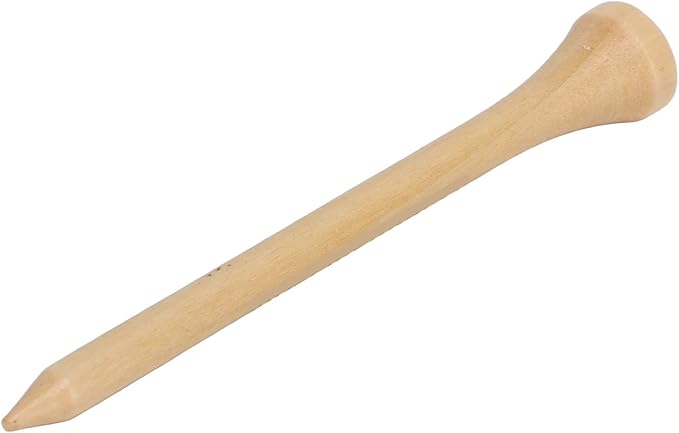 plplaaoo Professional Golf Tees 50pcs Premium Wooden Golfing Tees for Improved Accuracy and Power Durable Maple Wood Golf Accessories