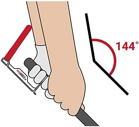 144 Golf Swing Training Aid - Golf Wrist Hinge Trainer - Corrects Posture & Stance - Improves Power & Distance - Helps Golf Club Grip - Eliminates Casting & Chipping Yips
