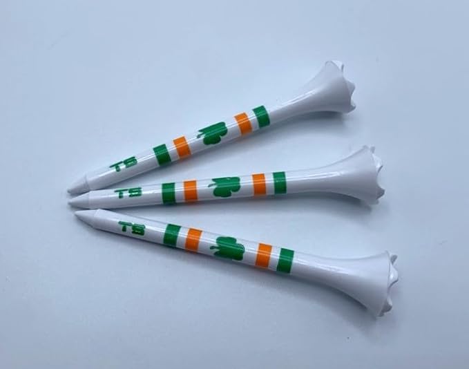 TRUESTRIKE Premium USA Golf Tees – 100-Pack Durable 3¼" / 2¾" Plastic Tees – Made in USA – Perfect Holiday Golf Gift