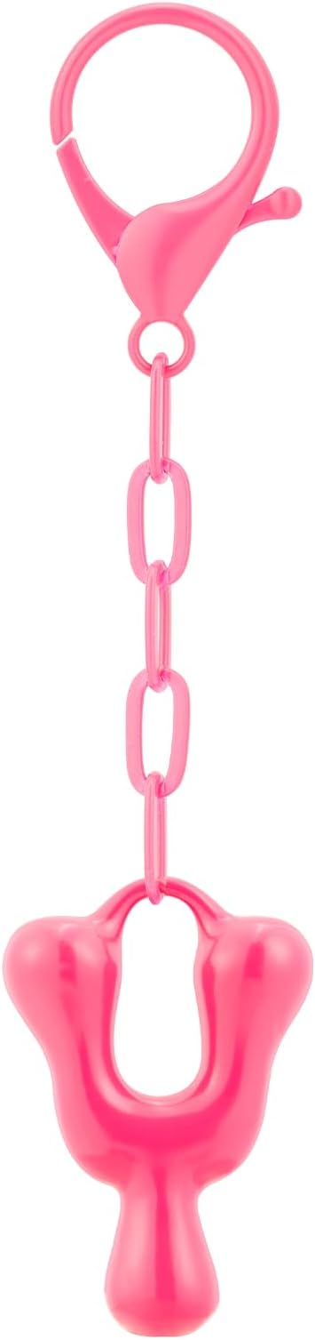Initial Bag Charms, Bubble Letter Charm for Handbags, Cute Keychain with Letter, Initial Bag Charms for Women