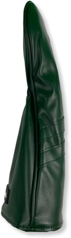 Vintage Golf Club Head Covers – 3 Pack Set – Premium Classic PU Leather – Fits Drivers, Fairway Woods, Hybrids – Durable, Stylish Protection