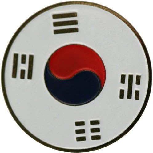 World Flags Golf Ball Marker and Matching Hat Clip