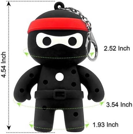 FAR&STRAIGHT Ninja Golf Tee Holder | Interchangeable Plugins | Funny & Unique Golf Gift | Personalized Accessory