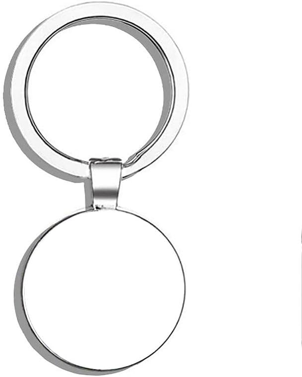 God familly disc golf Stainless Steel Keychain with Ring