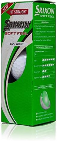 Srixon Soft Feel 12 Personalized Golf Balls, White