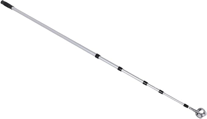 SUNGOOYUE Golf Ball Grabber Aluminum Alloy Ball Retriever with Lockable K Head for Water Hazard and Rough Terrain Efficient Scoop Net Design Ergonomic Grip